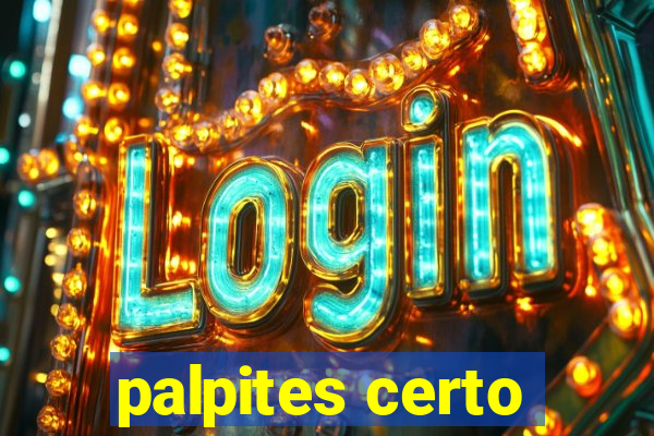 palpites certo